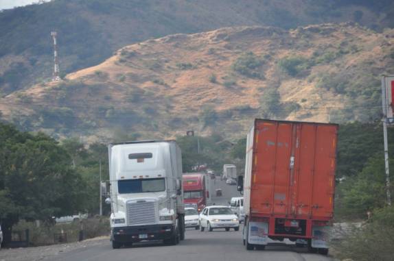 Trânsito nas estradas hondurenhas